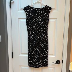 Kenneth Cole NEW YORK Black Midi Dress, Fully Lined Size S